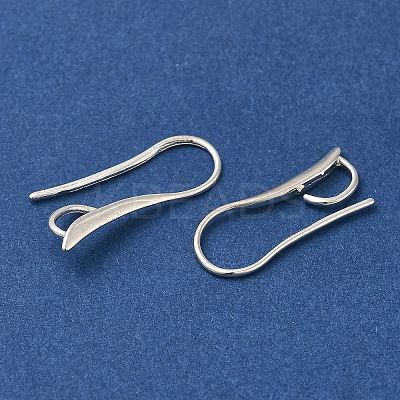 Brass Earring Hooks KK-H502-12S-1
