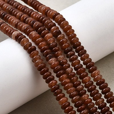 Natural Purple Aventurine Beads Strands G-S366-132-1
