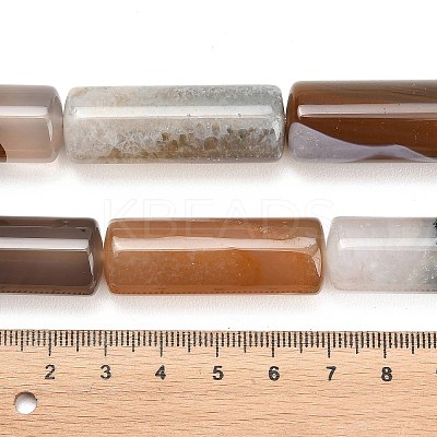 Natural Agate Beads Strands GG-L001-A01-01A-1