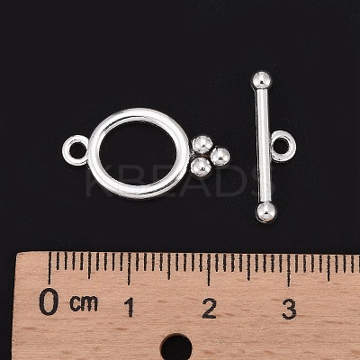 Tibetan Style Alloy Toggle Clasps X-LF8418Y-1