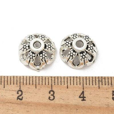Tibetan Style Alloy Beads TIBE-P003-52AS-1