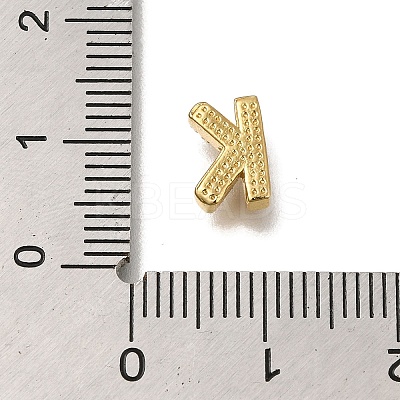 Rack Plating Brass Micro Pave Clear Cubic Zirconia Beads KK-G500-30G-K-1