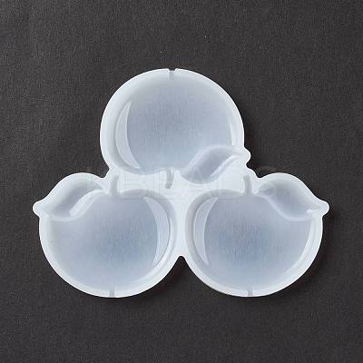 Apple Shape Food Grade Silicone Lollipop Molds DIY-D069-01-1