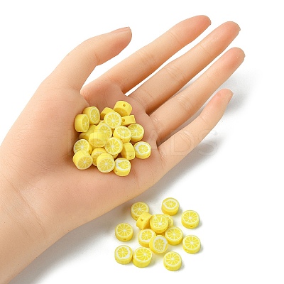 Handmade Polymer Clay Beads CLAY-YW0001-82-1