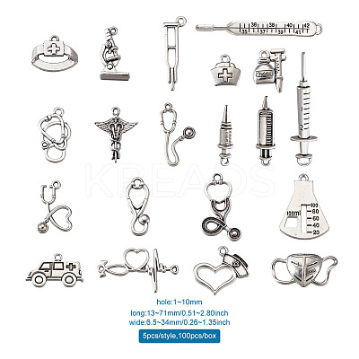 Tibetan Style Zinc Alloy Pendants TIBEP-TA0002-36AS-RS-1