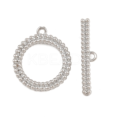 Brass Toggle Clasps KK-G548-30P-1