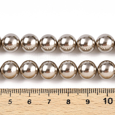 Glass Pearl Beads Strands HY-G002-01E-13-1