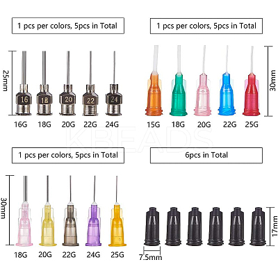 Plastic Fluid Precision Blunt Needle Dispense Tips TOOL-BC0008-37-1