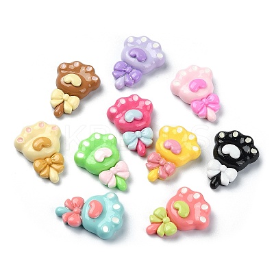 Opaque Resin Decoden Cabochons CRES-M031-05-1
