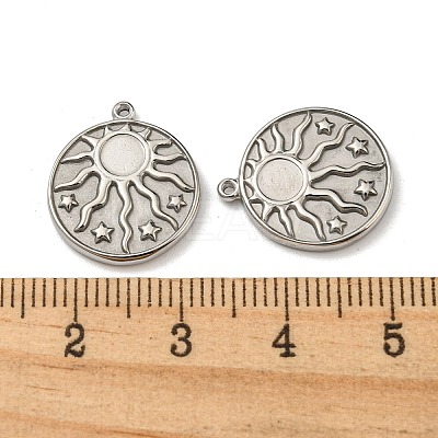 Non-Tarnish 304 Stainless Steel Pendants LS-STAS-L022-208P-1