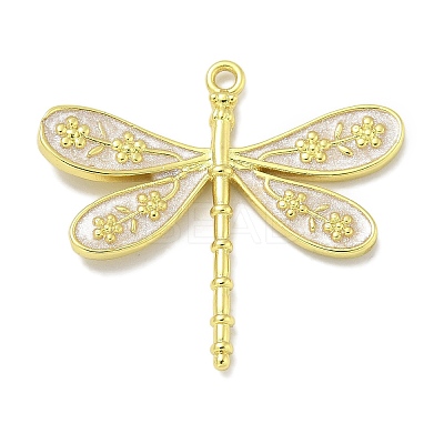 Rack Plating Brass Enamel Pendants KK-L224-042G-1