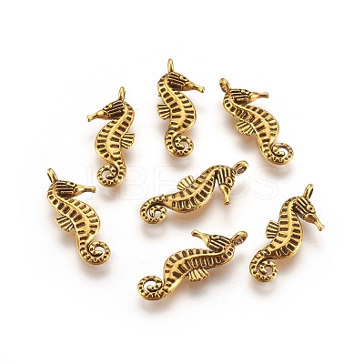 Tibetan Style Alloy Charms TIBEP-A19239-AG-RS-1