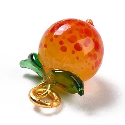 Handmade Lampwork Pendants LAMP-A150-04MG-B-1