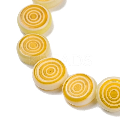 Handmade Lampwork Beads Strands LK-R004-49C-1