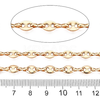 Iron Coffee Bean Link Chains CH-T005-11KCG-1