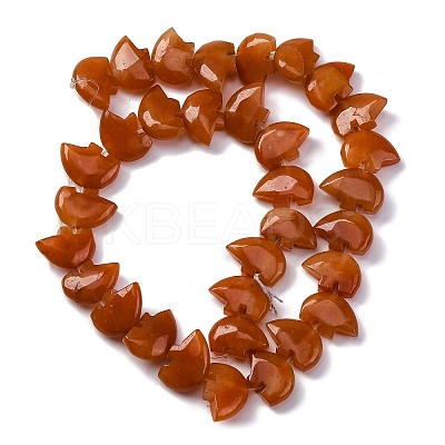 Natural Red Aventurine Beads Strands G-F783-G01-01-1