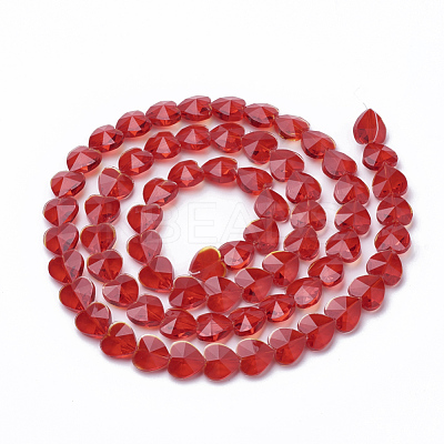 Transparent Glass Beads GLAA-Q066-14mm-A06-1