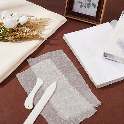 2 Sheets Cotton Gauze Fabric DIY-PH0017-41-1