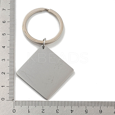 Mother's Day Gift 201 Stainless Steel Word Remember I Love You Mom Keychains LS-KEYC-E040-01P-02-1