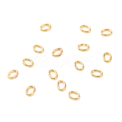 Brass Open Jump Rings KK-F824-109A-G-1