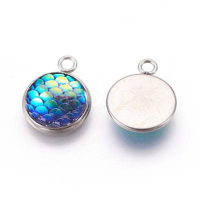 Resin Pendants RESI-L024-02-1