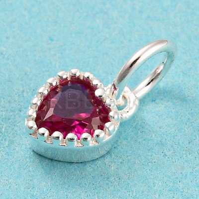 925 Sterling Silver Birthstone Charms STER-G035-01E-01-1