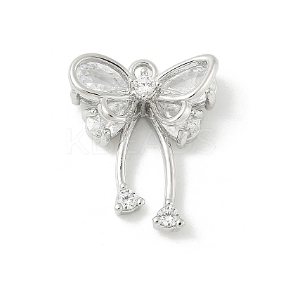 Brass Micro Pave Cubic Zirconia Pendants LS-KK-M326-18B-P-1