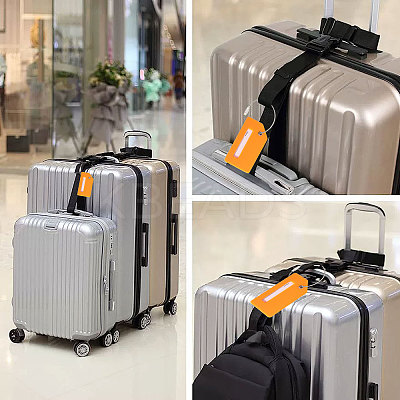 Silicone Luggage Tag AJEW-CA0004-11-1