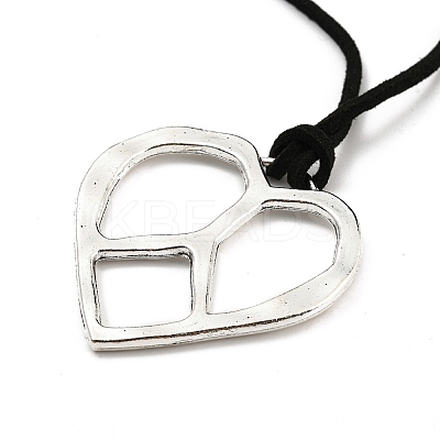 Alloy Pendant Necklaces NJEW-K261-09E-AS-1
