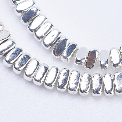 Electroplate Non-magnetic Synthetic Hematite Beads Strands G-J382-2x4x2mm-B04-1