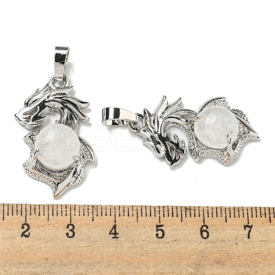 Natural Quartz Crystal Pendants G-G111-01P-06-1