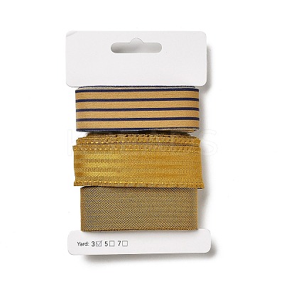 9 Yards 3 Styles Polyester Ribbon SRIB-A014-J03-1