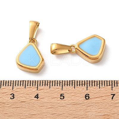 304 Stainless Steel Enamel Charms SA-CBA2A5E-05G-1