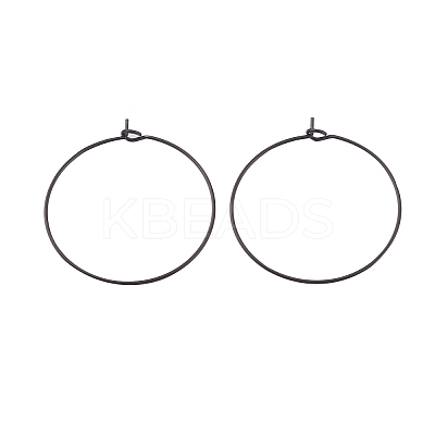 24Pcs 4 Size 316L Surgical Stainless Steel Hoop Earring Findings X1-STAS-ZZ0001-03EB-1