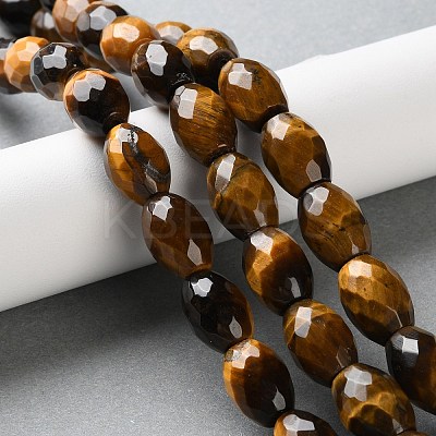 Natural Tiger Eye Beads Strands G-C135-J03-01-1