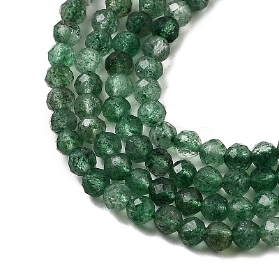 Natural Green Strawberry Quartz Beads Strands G-D340-A03-3mm-1