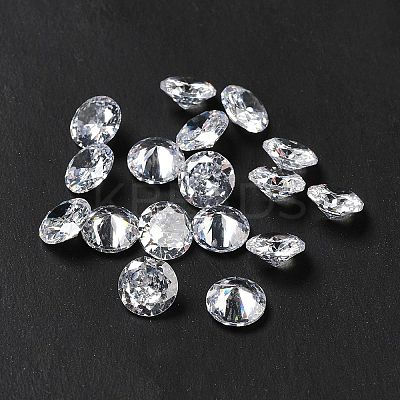 Cubic Zirconia Cabochons ZIRC-M002-7mm-007-1