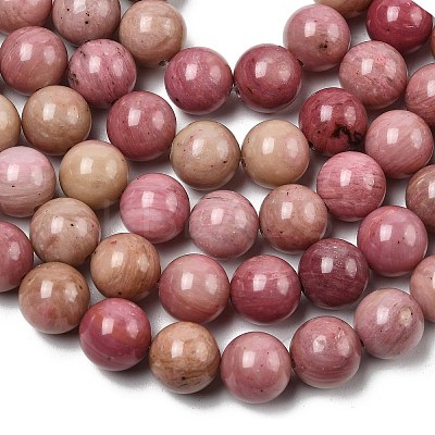 Natural Rhodonite Beads Strand GSR018-1