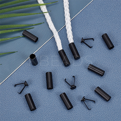Alloy Detachable Cord End Lock Stoppers FIND-CP0002-55B-1