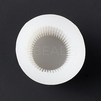 DIY Grooved Striped Pillar Candle Silicone Molds SIMO-P001-01D-1