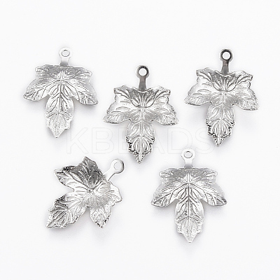 Tarnish Resistant Autumn Theme 304 Stainless Steel Pendants STAS-P175-11P-1