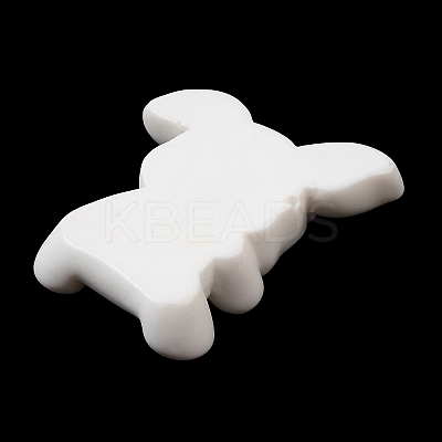 Opaque Resin Cabochons RESI-F049-02D-1