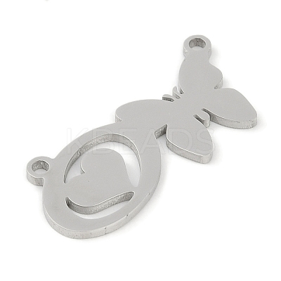 Non-Tarnish 304 Stainless Steel Pendants STAS-L279-002P-O-1