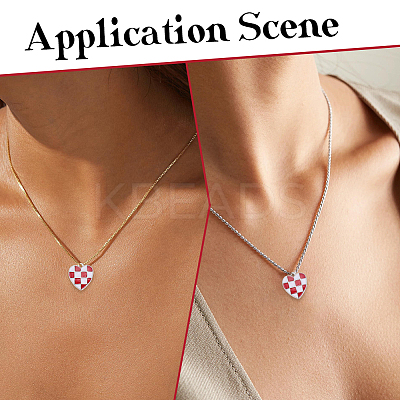 30Pcs Alloy Enamel Pendants ENAM-SC0007-61A-1