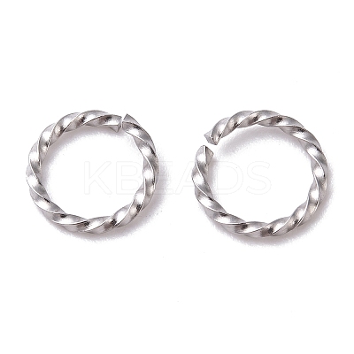 Non-Tarnish 304 Stainless Steel Open Jump Rings LS-X-STAS-F191-12P-D-1