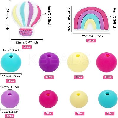 Silicone Beads SIL-CA0001-30-1