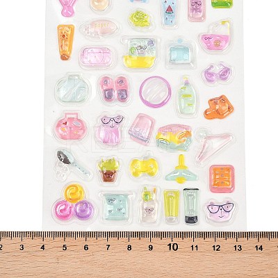 PET 3D Puffy Stickers STIC-NH0001-02E-1