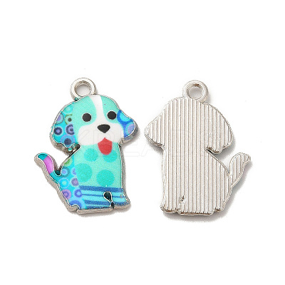 Alloy Enamel Pandants ENAM-K067-49P-03-1