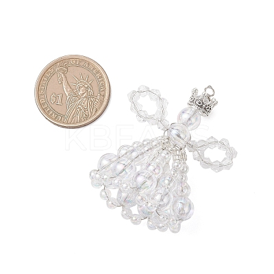 Transparent Acrylic Big Pendants PALLOY-MZ01193-01-1