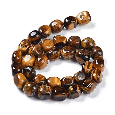 Natural Tiger Eye Beads Strands G-C038-02K-1